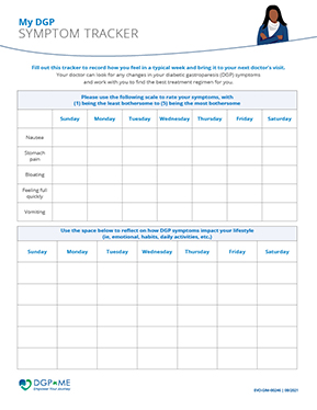 Image of 'My DGP Symptom Tracker'